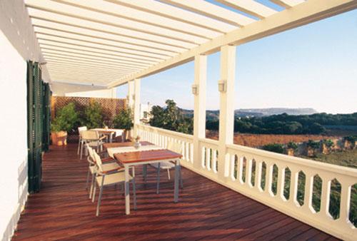 Terraza hotel sant joan