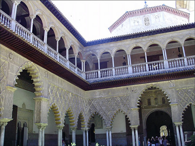 El interior del Alcázar