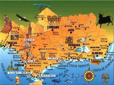 Realizar turismo por Andalucía