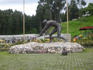 Escultura en honor a los mineros