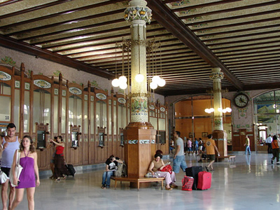 Estación de tren en Valencia